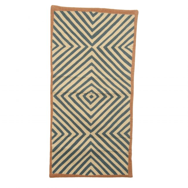 Handcrafted Cotton & Jute Braided Multicolor Rug