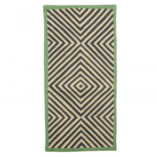 Handcrafted Cotton & Jute Braided Multicolor Rug