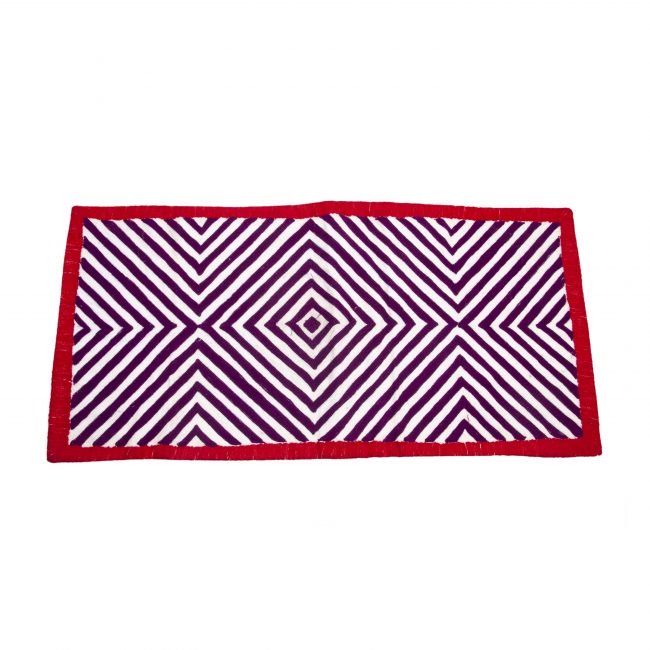 Handcrafted Cotton & Jute Braided Multicolor Rug