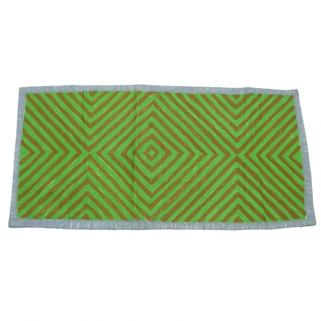 Handcrafted Cotton & Jute Braided Multicolor Rug Mat
