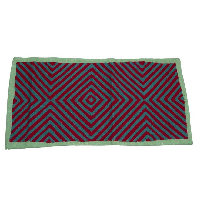 Handcrafted Cotton & Jute Braided Multicolor Rug