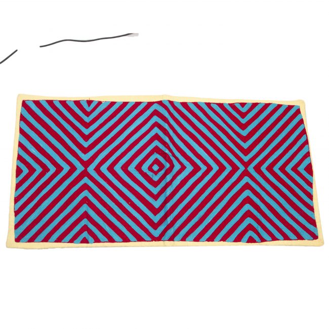 Handcrafted Cotton & Jute Braided Multicolor Rug