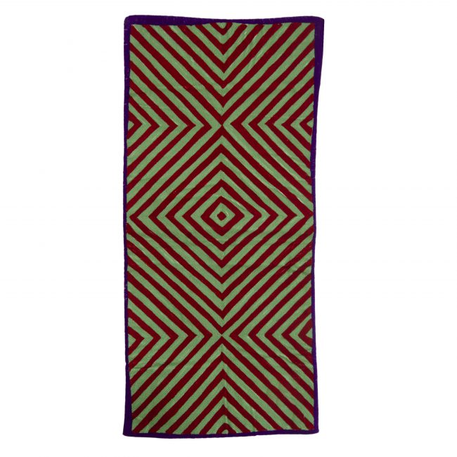 Handcrafted Cotton & Jute Braided Multicolor Rug