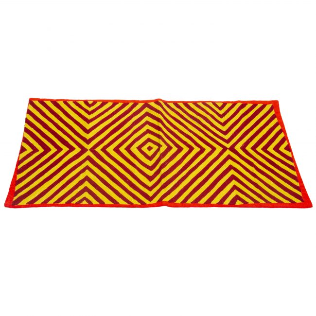 Handcrafted Cotton & Jute Braided Multicolor Rug