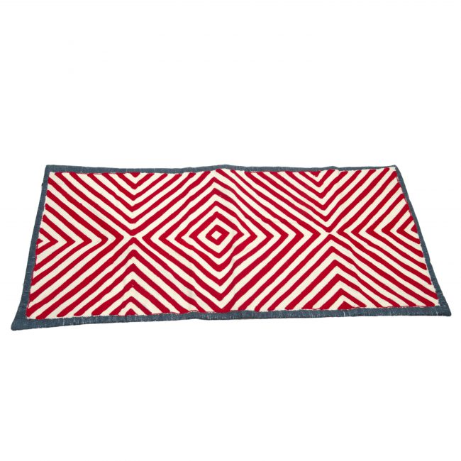 Handcrafted Cotton & Jute Braided Multicolor Rug