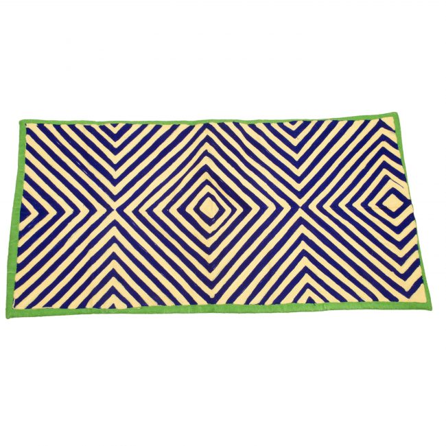 Handcrafted Cotton & Jute Braided Multicolor Rug