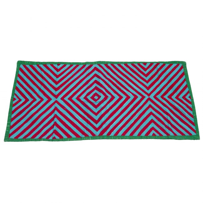 Handcrafted Madhur Grass Standard Size Multicolor Yoga Mat