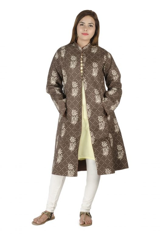 Multi colored Block Printed Jacket