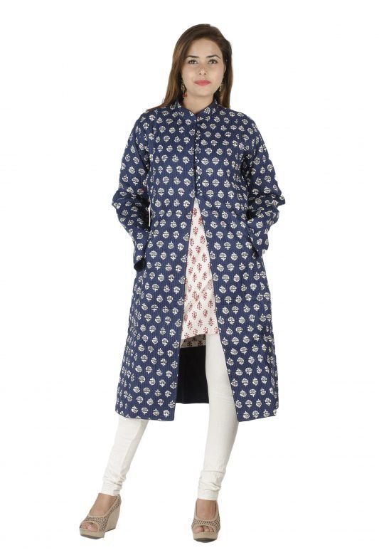 Multi colored Block Printed Jacket