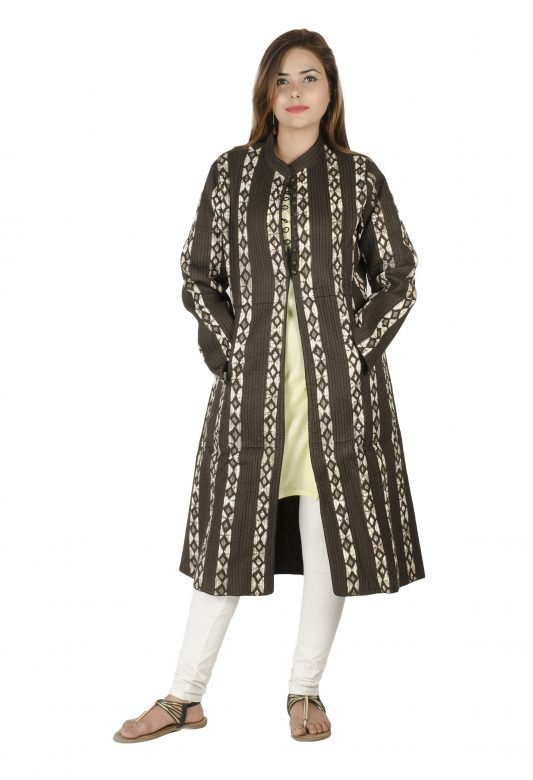 Multi colored Block Printed Jacket