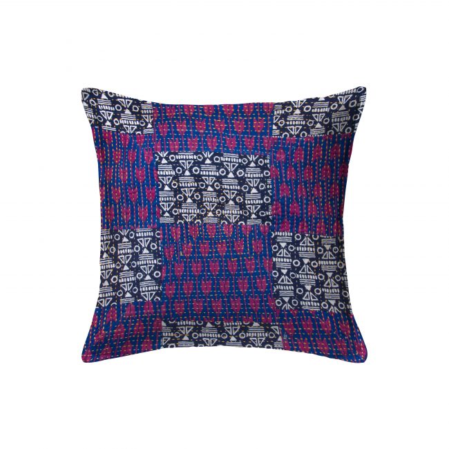 Handcrafted Cotton Multicolor Cushion Cover