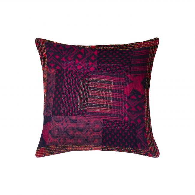 Handcrafted Cotton Multicolor Cushion Cover