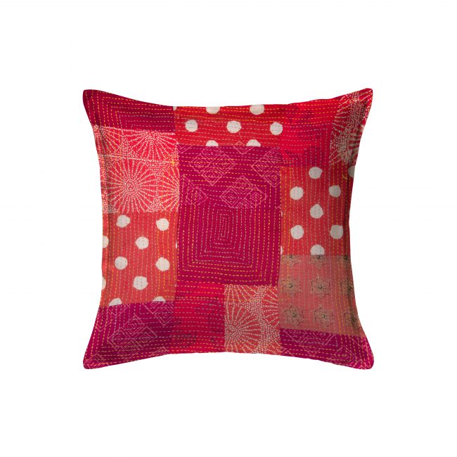 Handcrafted Cotton Multicolor Cushion Cover