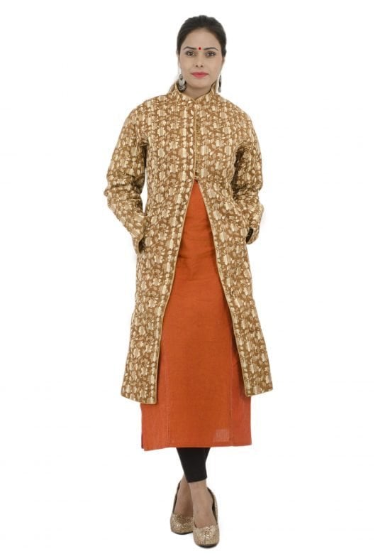 Multi colored Block Printed Jacket