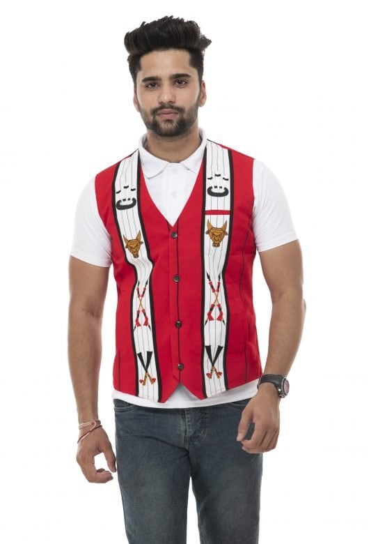 Cotton Lotha Multicolor Waist Coat