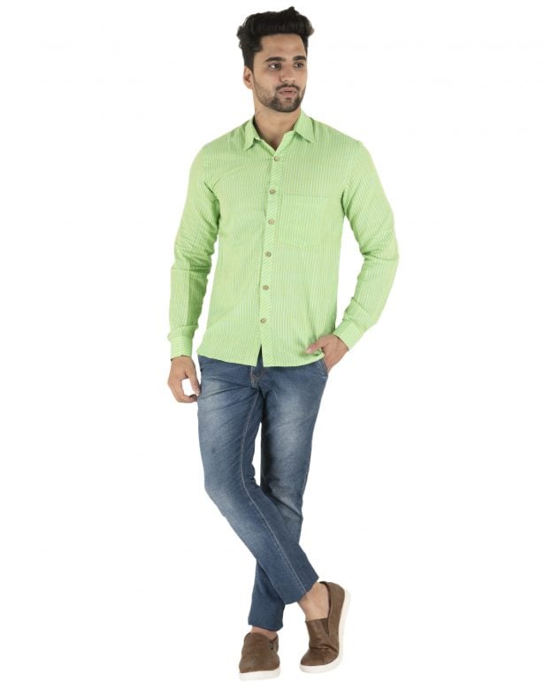 Cotton Green Regular Fit Long Sleeve Shirt