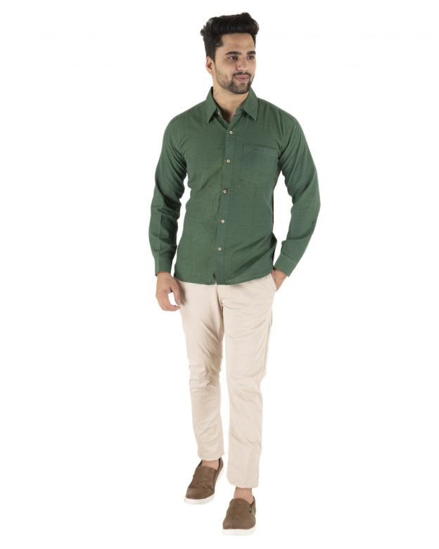 Cotton Green Regular Fit Long Sleeve Shirt