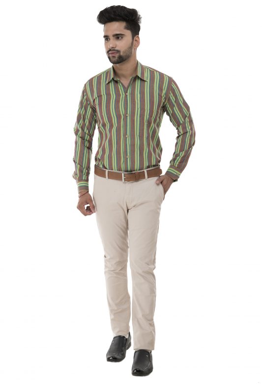 Handcrafted Multicolour Cotton Shirt