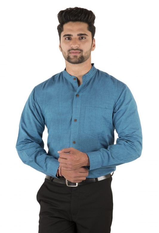 Nehru Collar Full Sleeve Shirt
