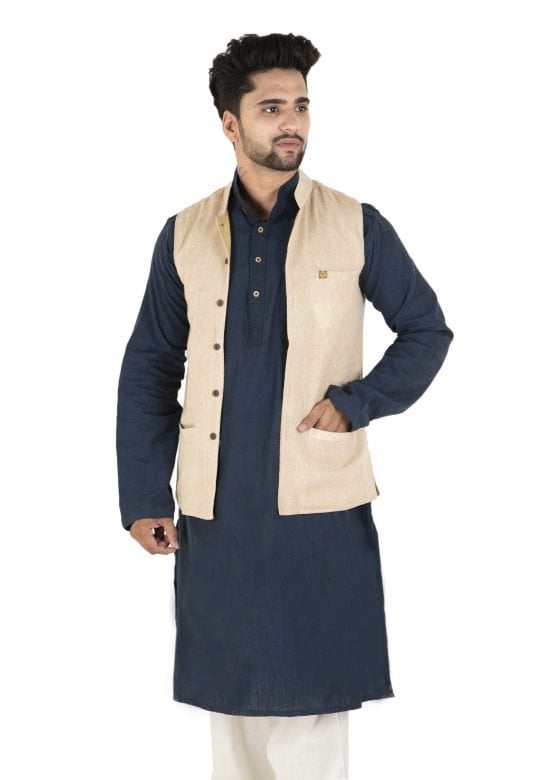 Coffee Linen Modi Jacket