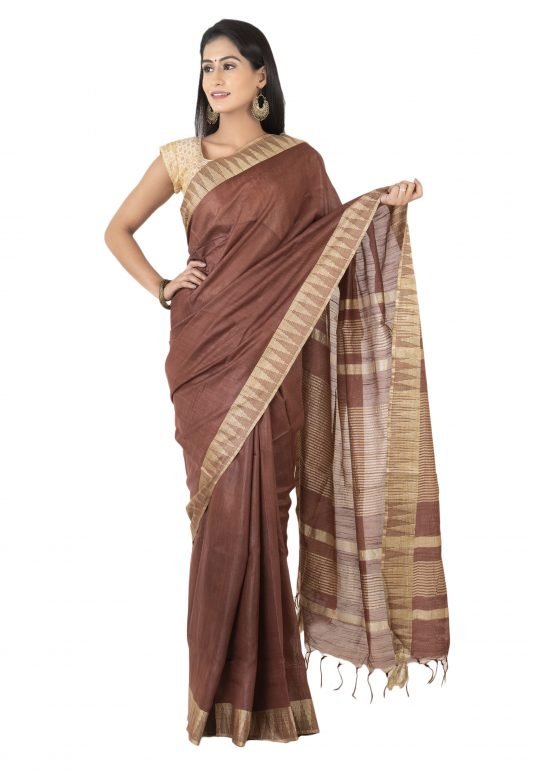 Women's Cotton Silk Saree with Blouse Piece