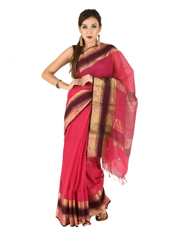 Maheshwari Chatayi Border Saree