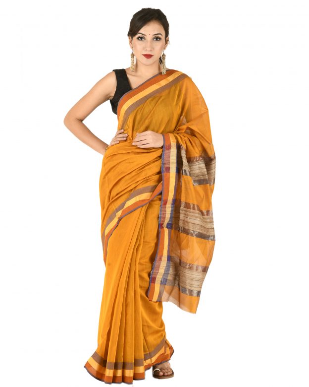 Maheshwari Cotton Multicolor Kosa Palla Saree