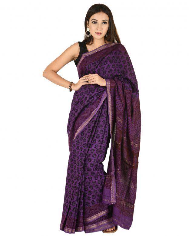 Maheshwari Bagh Print Saree