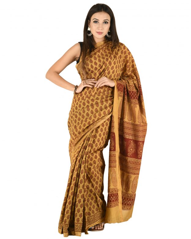 Maheshwari Bagh Print Saree