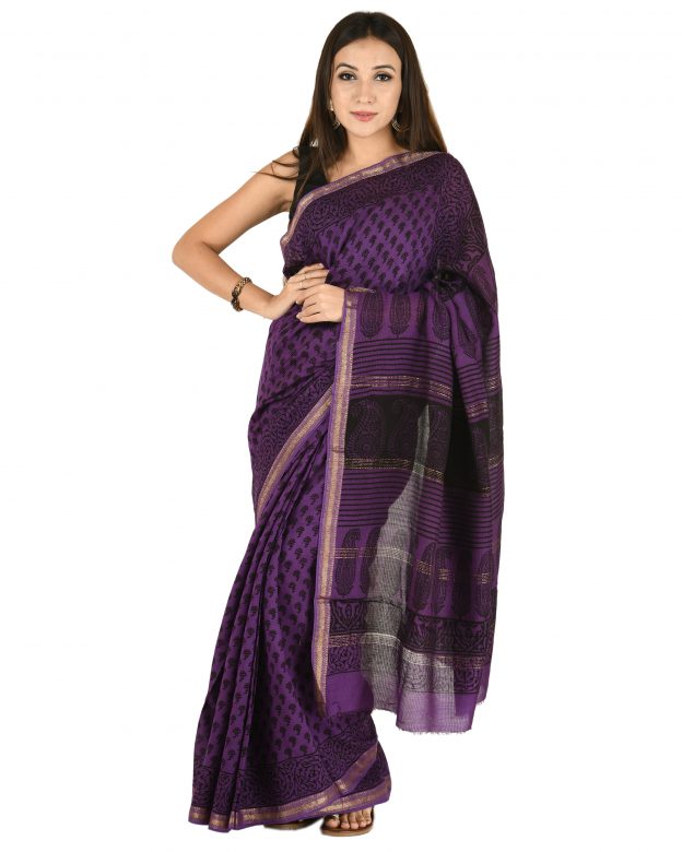 Maheshwari Bagh Print Saree