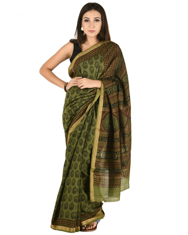 Maheshwari Bagh Print Saree