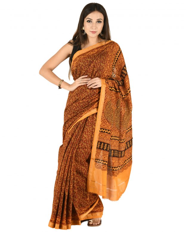 Maheshwari Bagh Print Saree