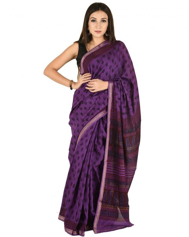 Maheshwari Bagh Print Saree