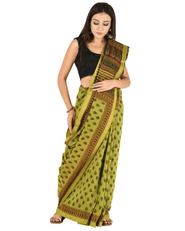 Maheshwari Bagh Print Saree