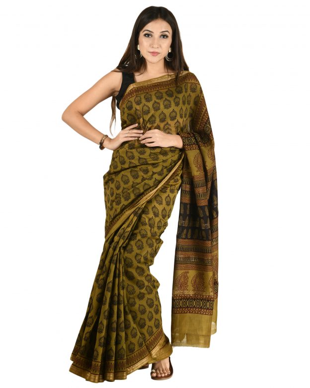 Maheshwari Bagh Print Saree