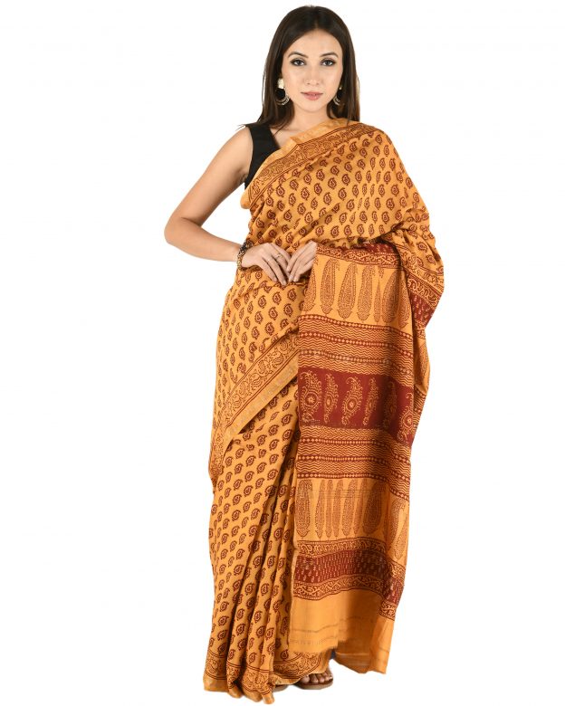 Maheshwari Bagh Print Saree