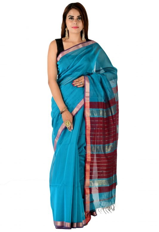 Maheswari Rasta Border Saree