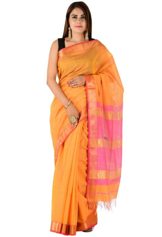 Maheswari Rasta Border Saree