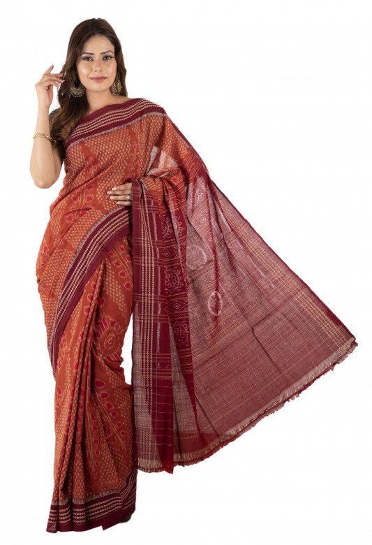 Cotton Sambalpuri Saree (Odisha)