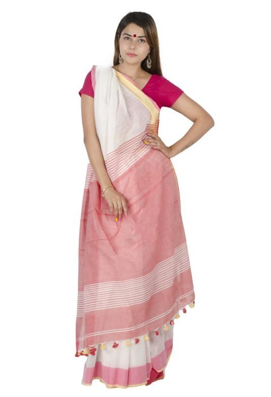 Multi-Coloured Cotton Saree