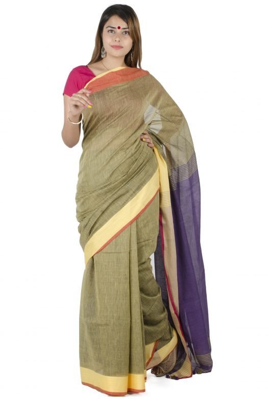 Multi-Coloured Cotton Saree