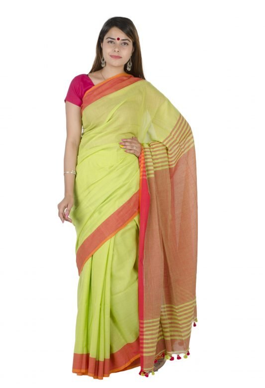 Multi-Coloured Cotton Saree