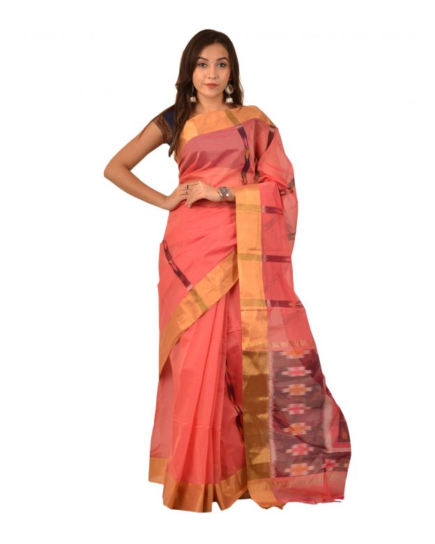 Art Silk Plain Multicolor Tribal Traditional Party Wear Saree