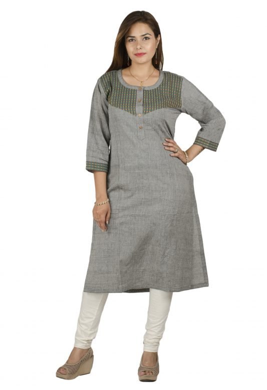Grey Kurti Extra long (Medium)