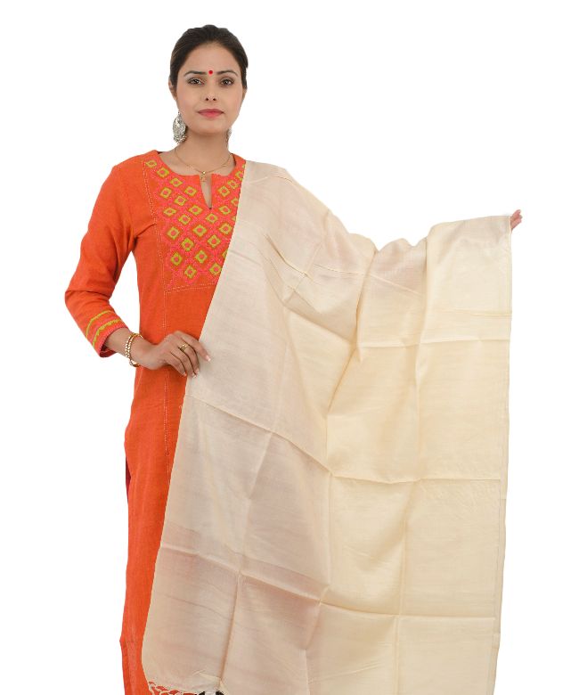 Dupatta tassar cotton