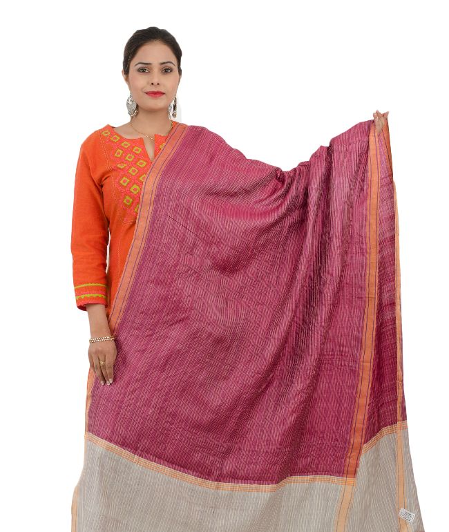 Dupatta Tassar Multi Color