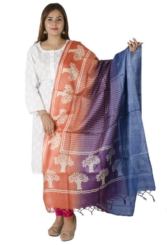 Dupatta Tassar Printed