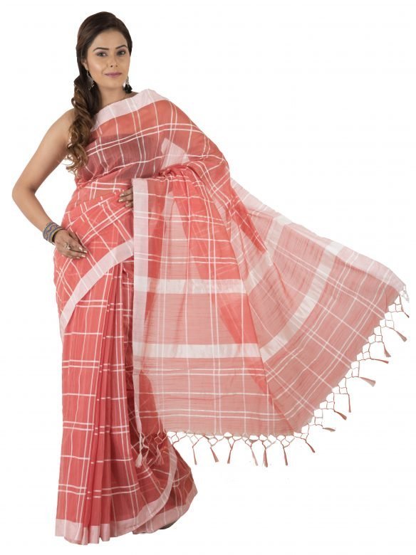 Women Handwoven Katan Vidharbha Saree