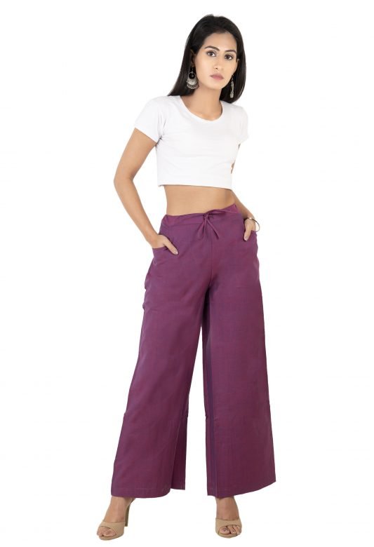 Women's Cotton Palazzo Pants Bottom