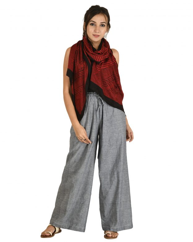 Gazi Silk Multicolor Stole